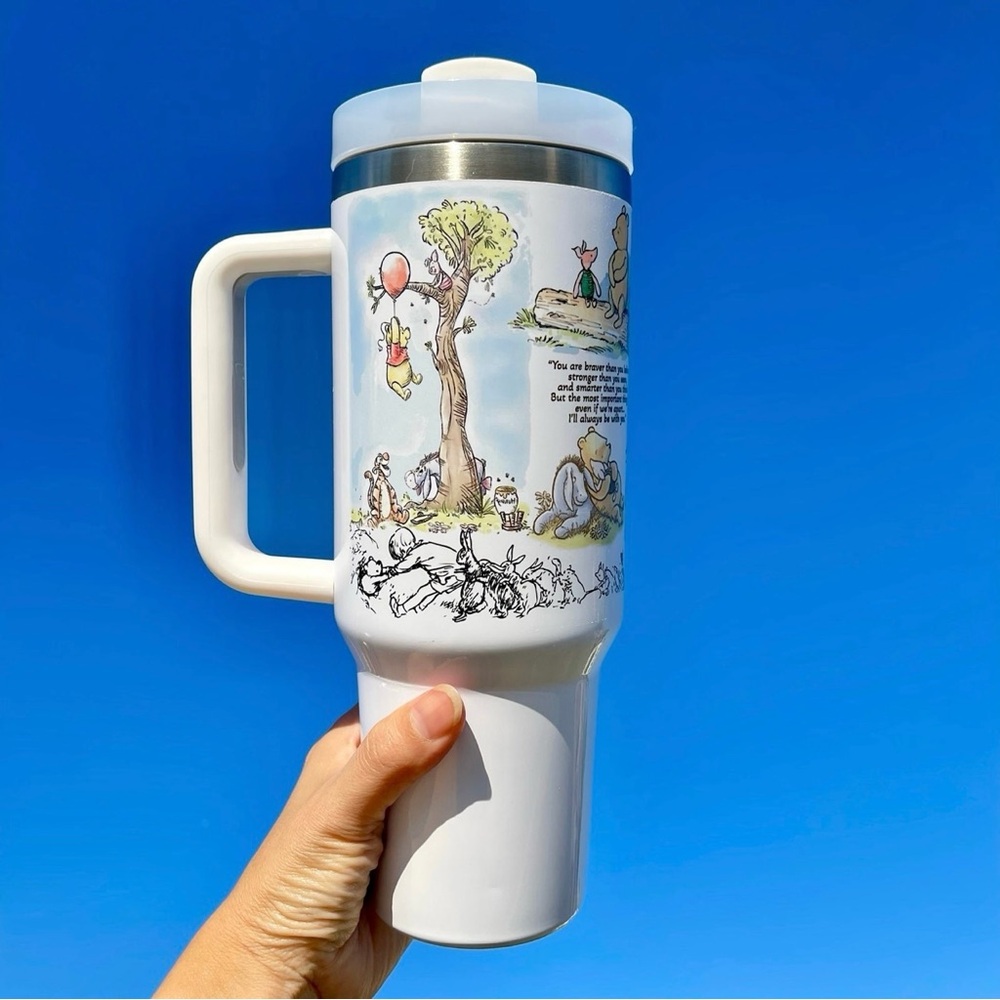 Disney Winnie the Pooh Brand new 40 oz double wall stainless travel office tumbl